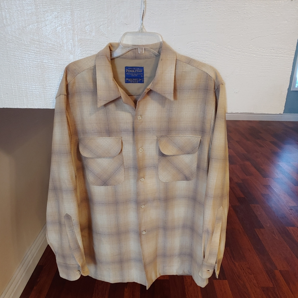 Vintage Pendleton wool board shirt